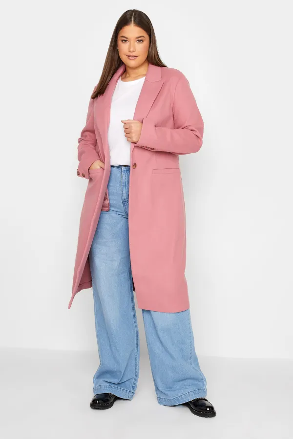 LTS Tall Sage Green Midi Formal Coat