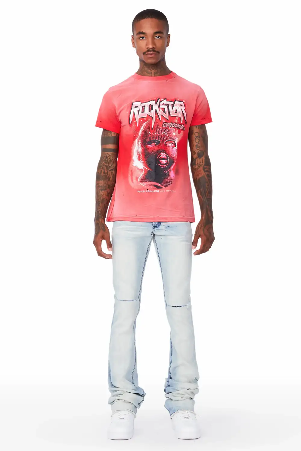 Josiah Blue Super Stacked Flare Jean