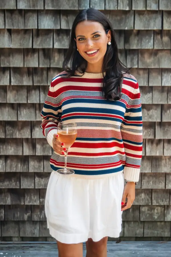Monhegan Striped Sweater