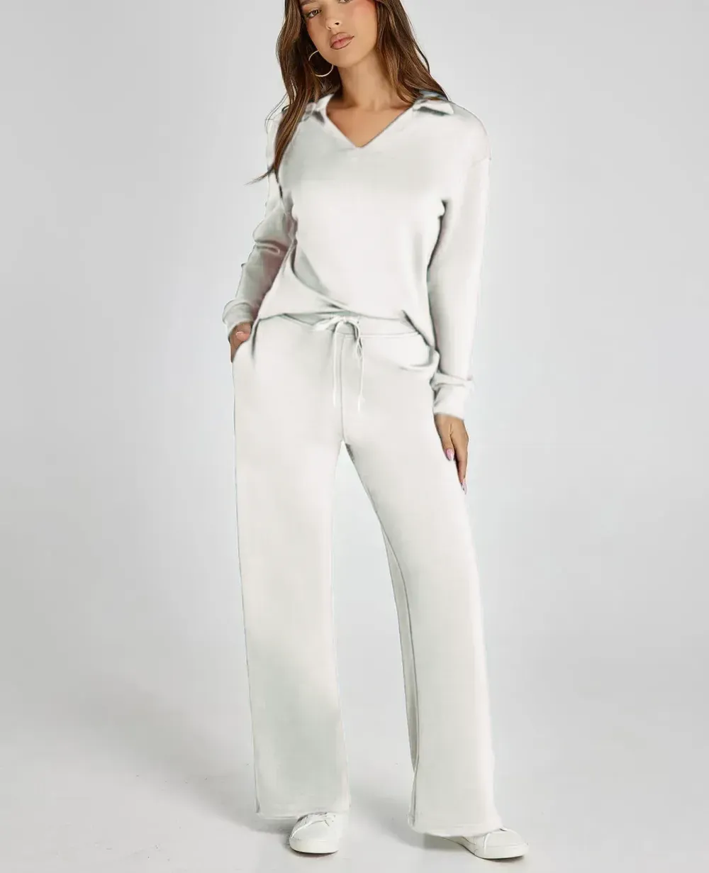 Women's 2 Piece Sets Outfits Casual Long Sleeve Sweatsuits  Sets (Same as in the video)