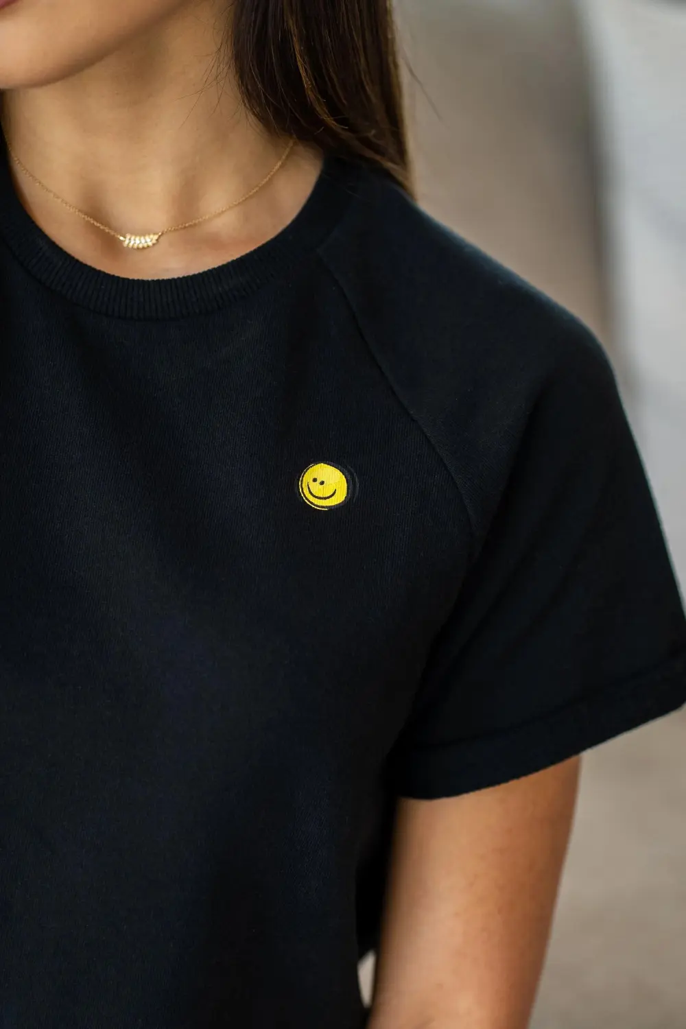 W411 Raglan Cropped Tee