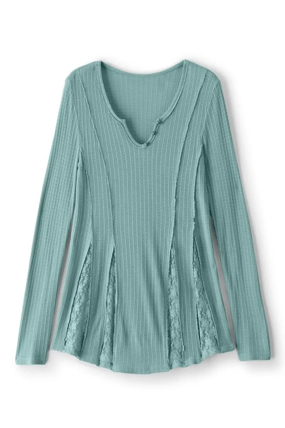 So Smitten Long Sleeve Pointelle Top