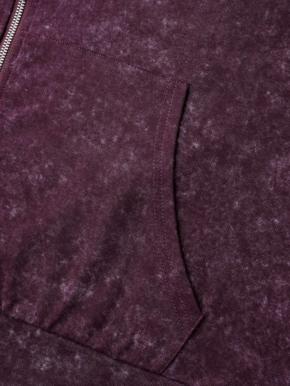 Stripe Sleeve Zipper-Front Pockets Jacket