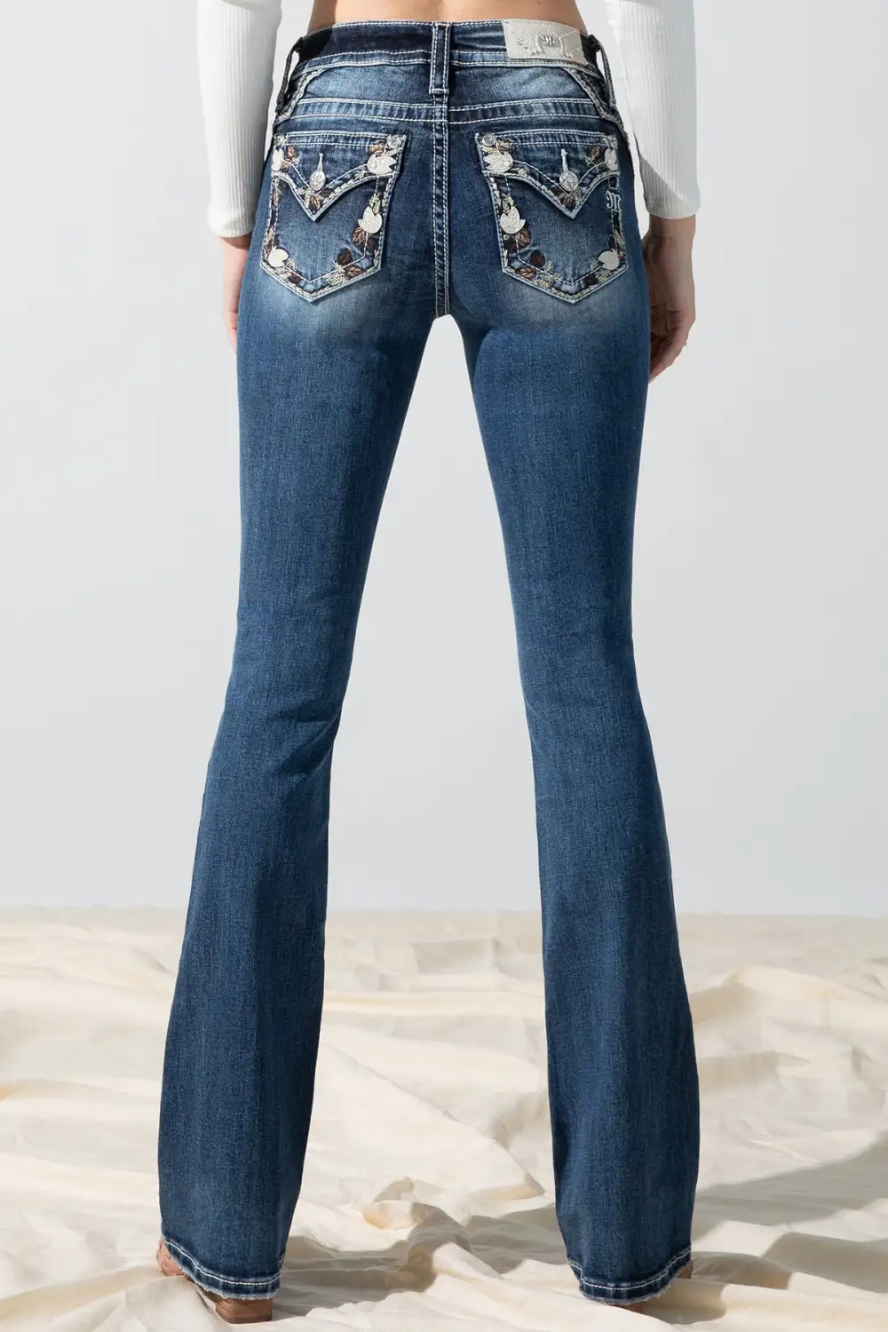 Falling Leaves Bootcut Jeans