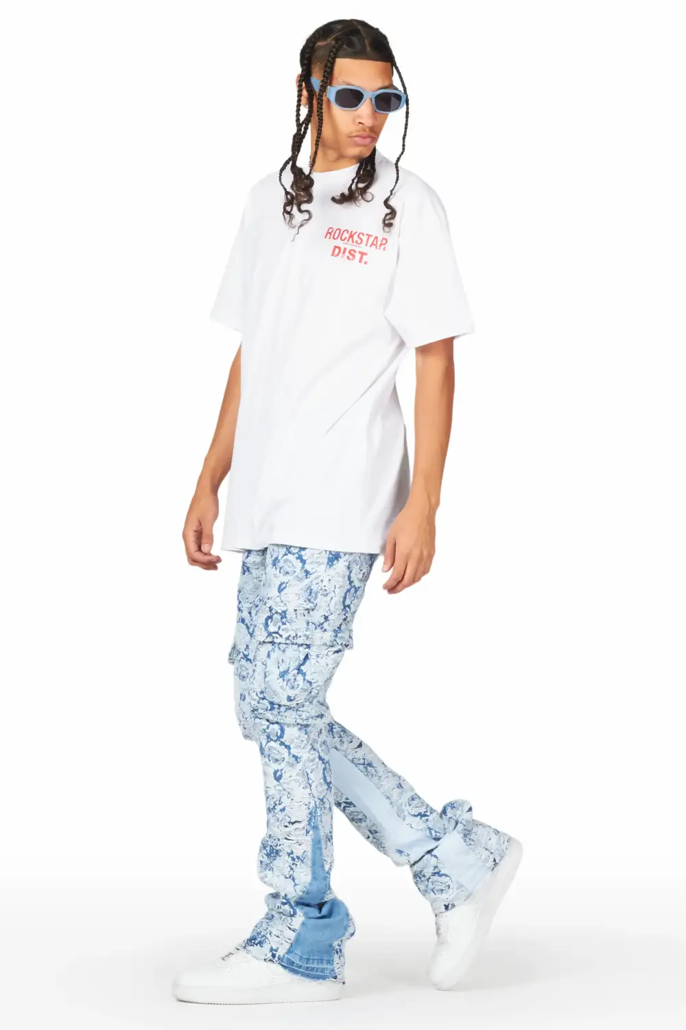 Micah Blue Stacked Jean