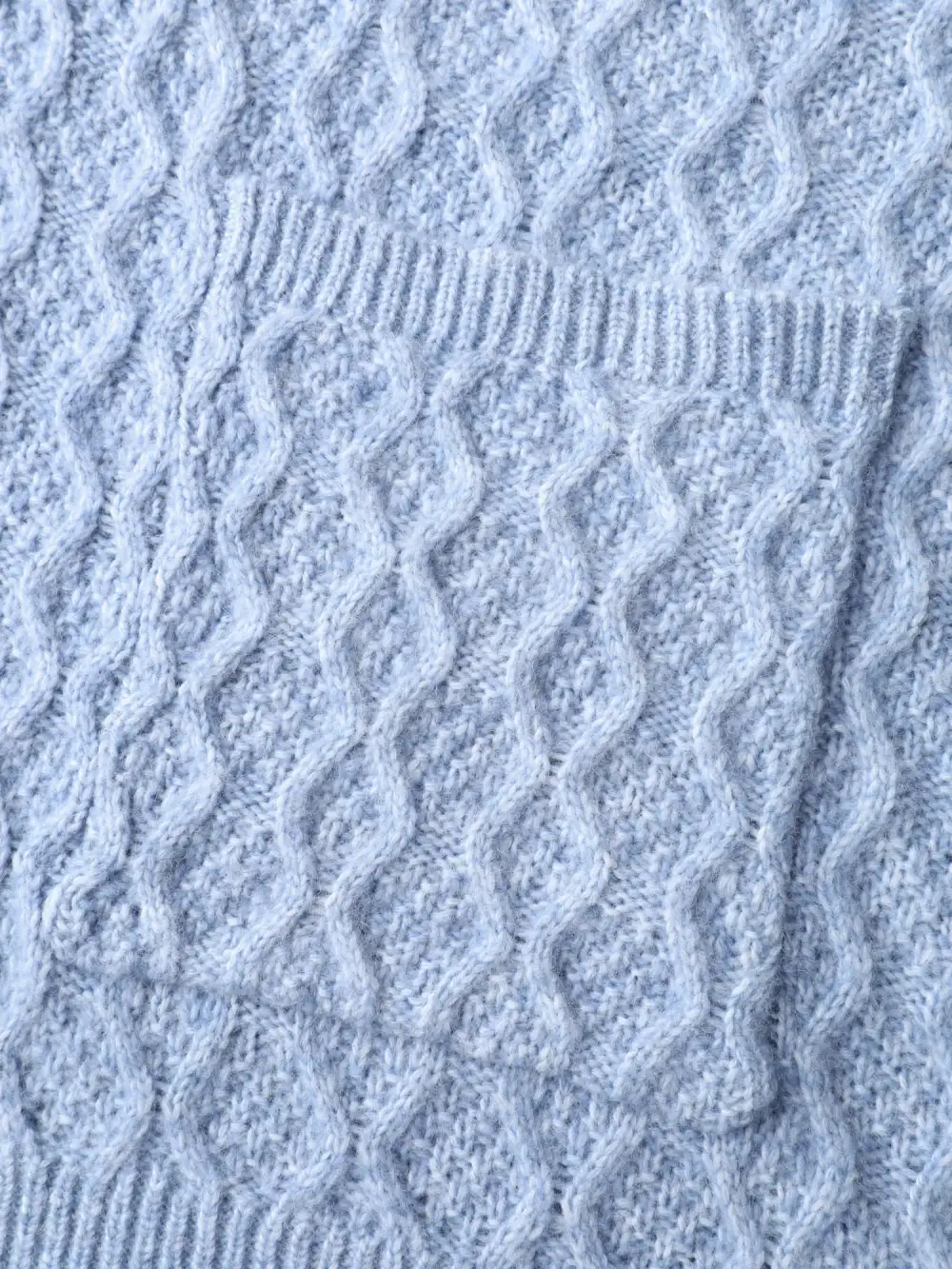 Cable Knit Textured Pockets Cardigan