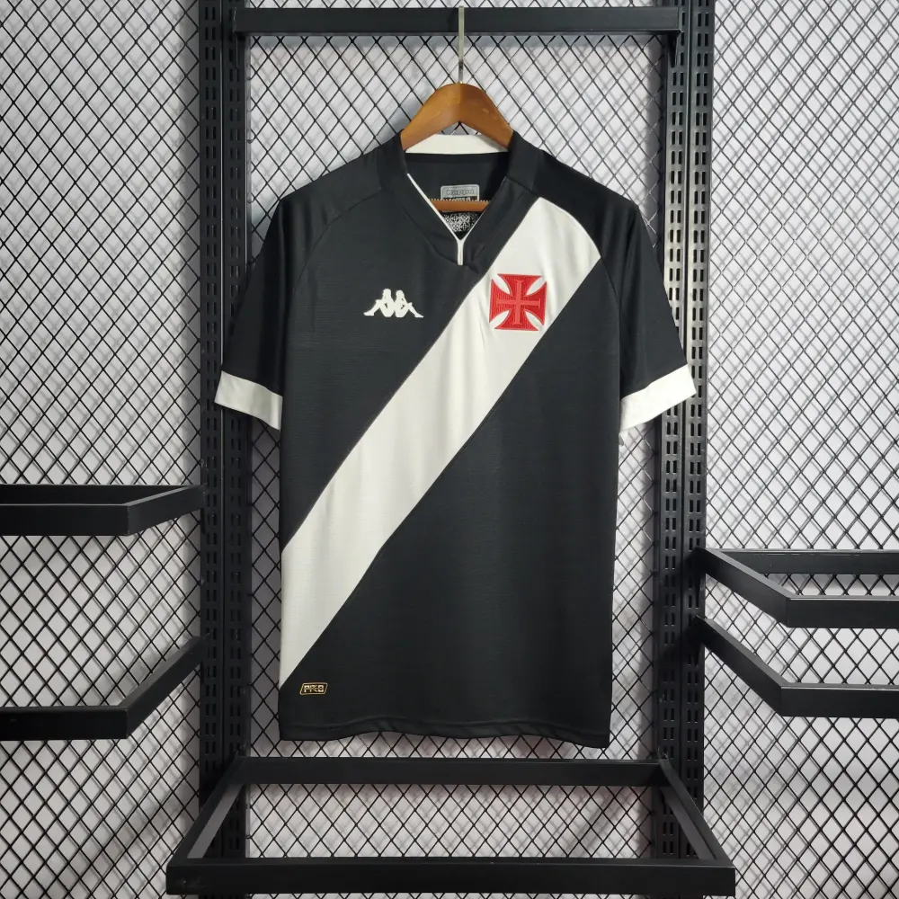 Camisa Vasco da Gama Home 22/23 - Preta e Branca