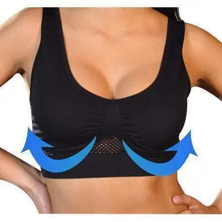 🔥Plus Size S-6XL Cotton Wireless Light Up Air Bra
