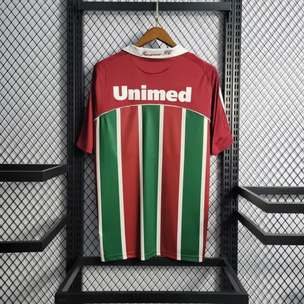 Camisa Fluminense Home 08/09 Retrô - Vinho e Verde