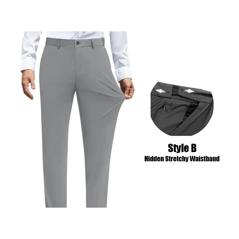 Men's Golf Pants with Expandable Waist