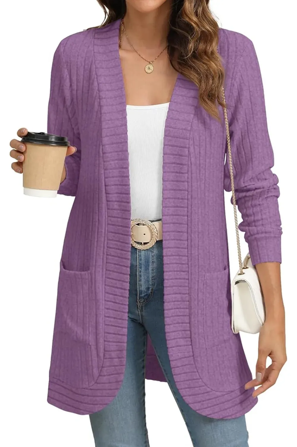 ⚡ONLY TODAY ⚡Women Long Sleeve Open Front Cardigan