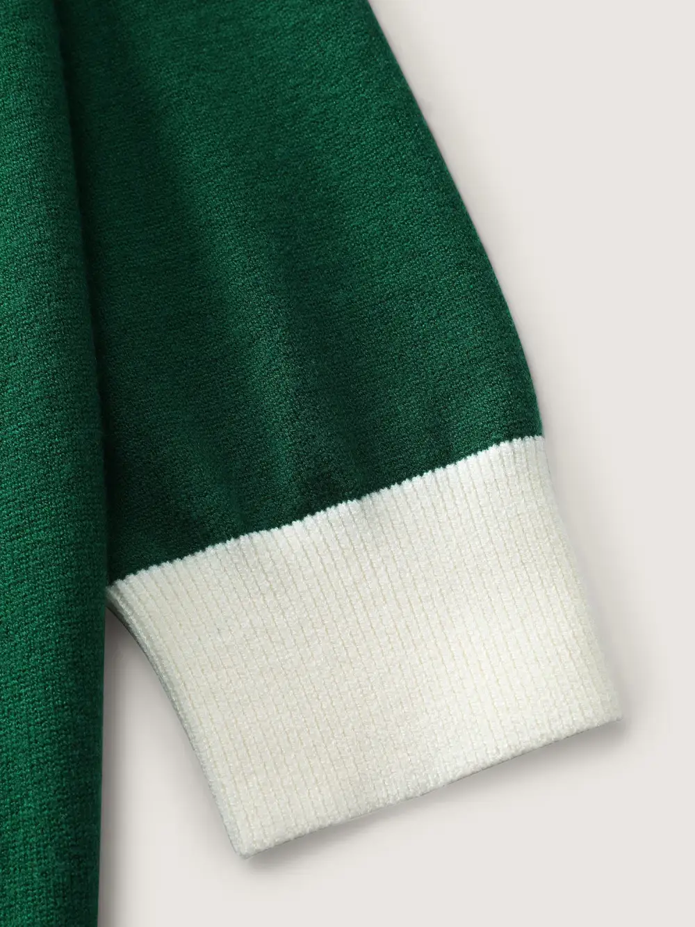 Colorful Heart Jacquard Round Neck Pullover