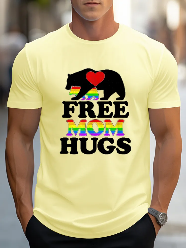Men'S T-Shirt Free Mom Hugs