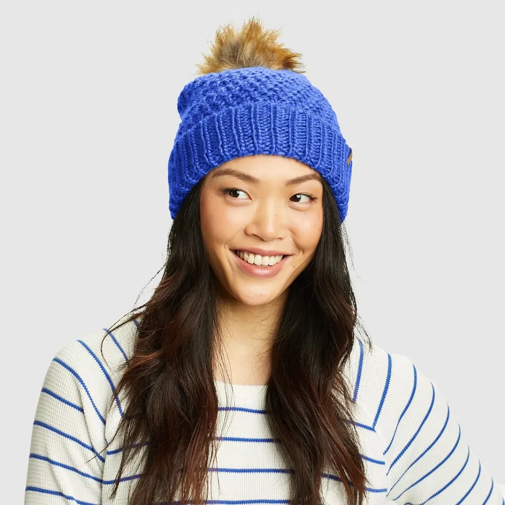 Women's Cabin Faux Fur Pom Beanie