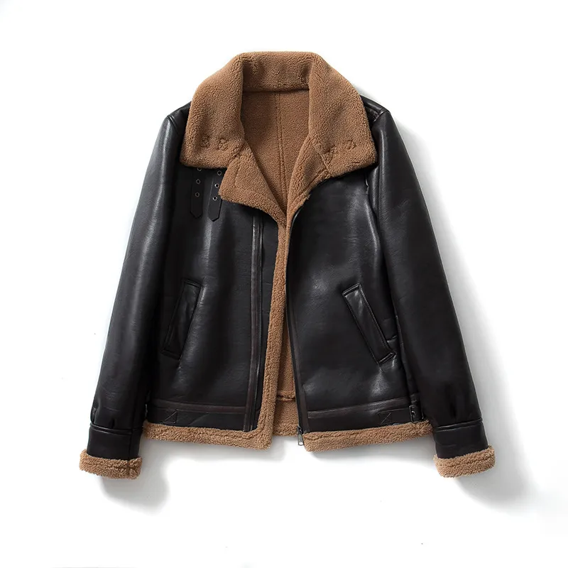 The Flying Tigers Men's Sheepskin Bomber Jacket Luc. 110