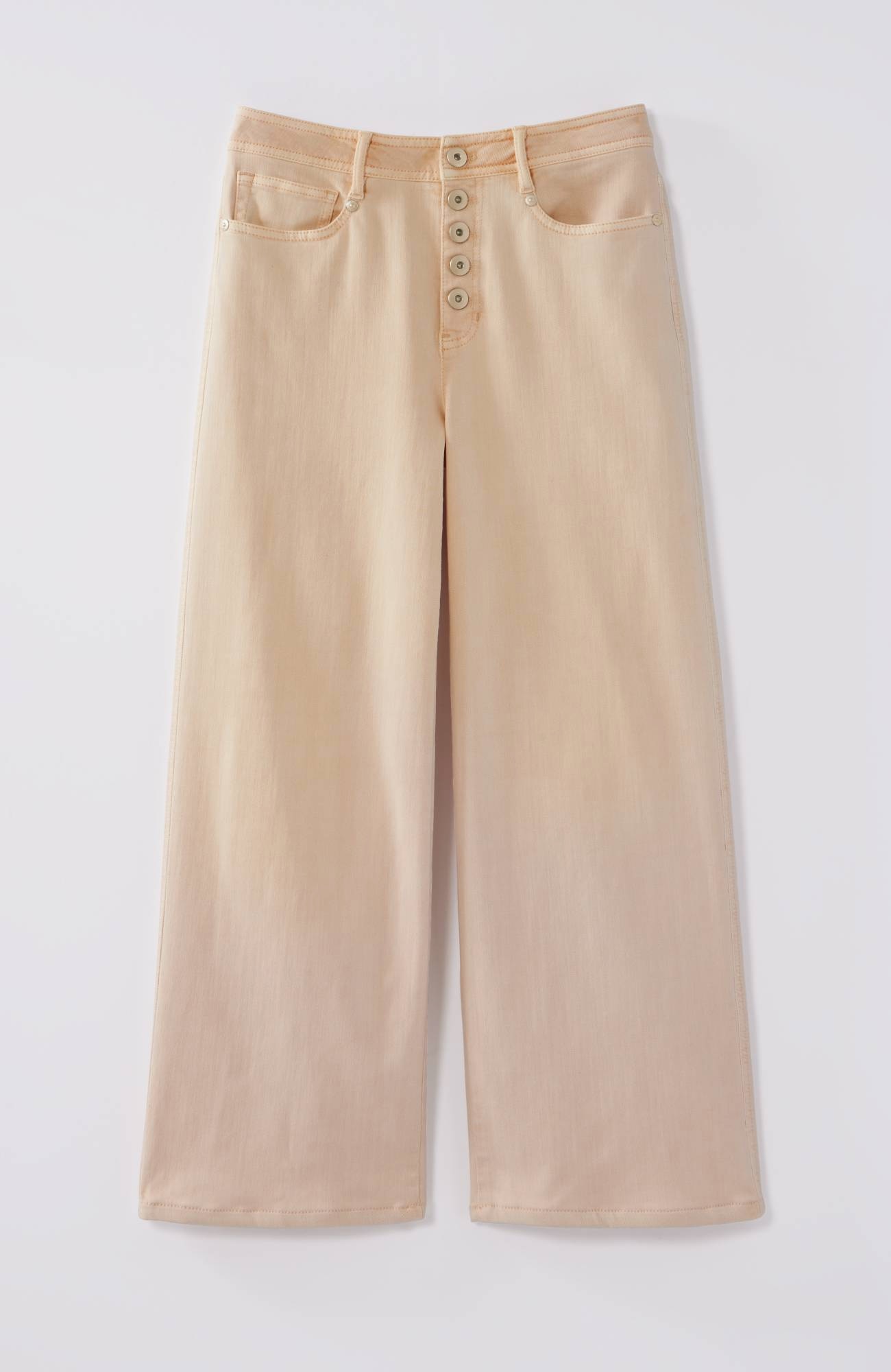 High-Rise Button-Fly Jeans