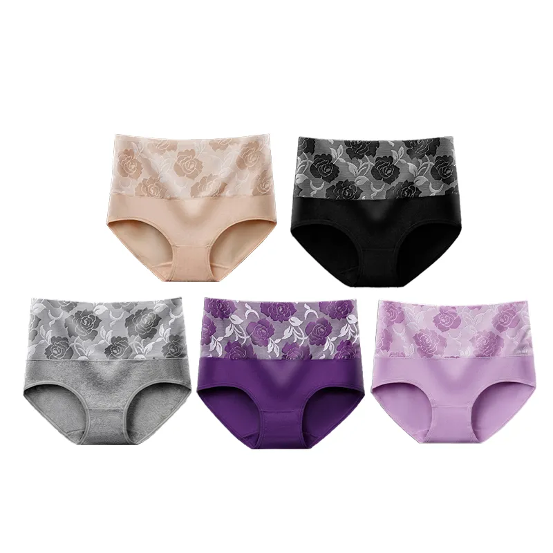 ✨Buy 1 Get 5(5pcs)✨Plus Size Cotton High Waist Panties
