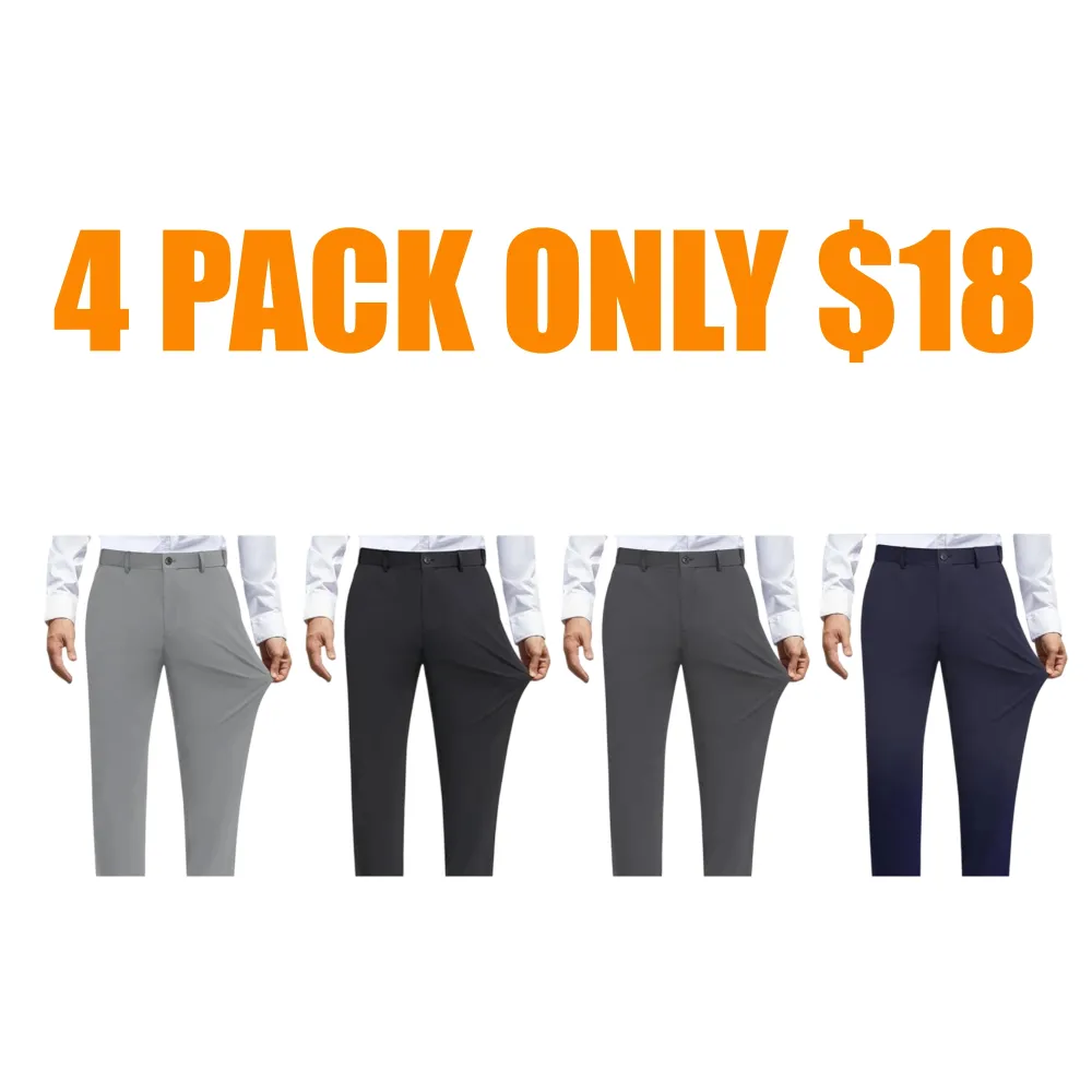 Men's Golf Pants with Expandable Waist