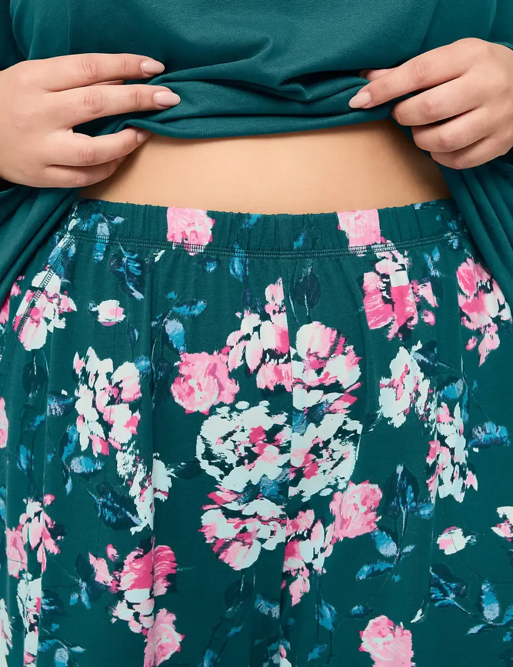 Comfy Cotton Pocket Tee & Pant PJ Set