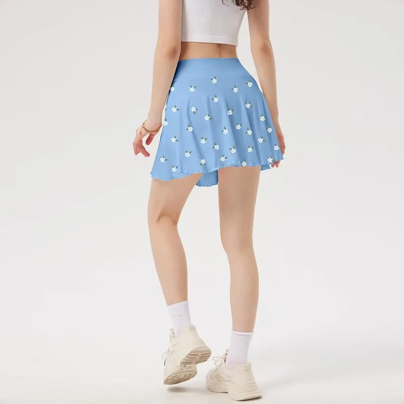 Women's Flowy Basic Stretch Mini Skirt – Casual & Versatile