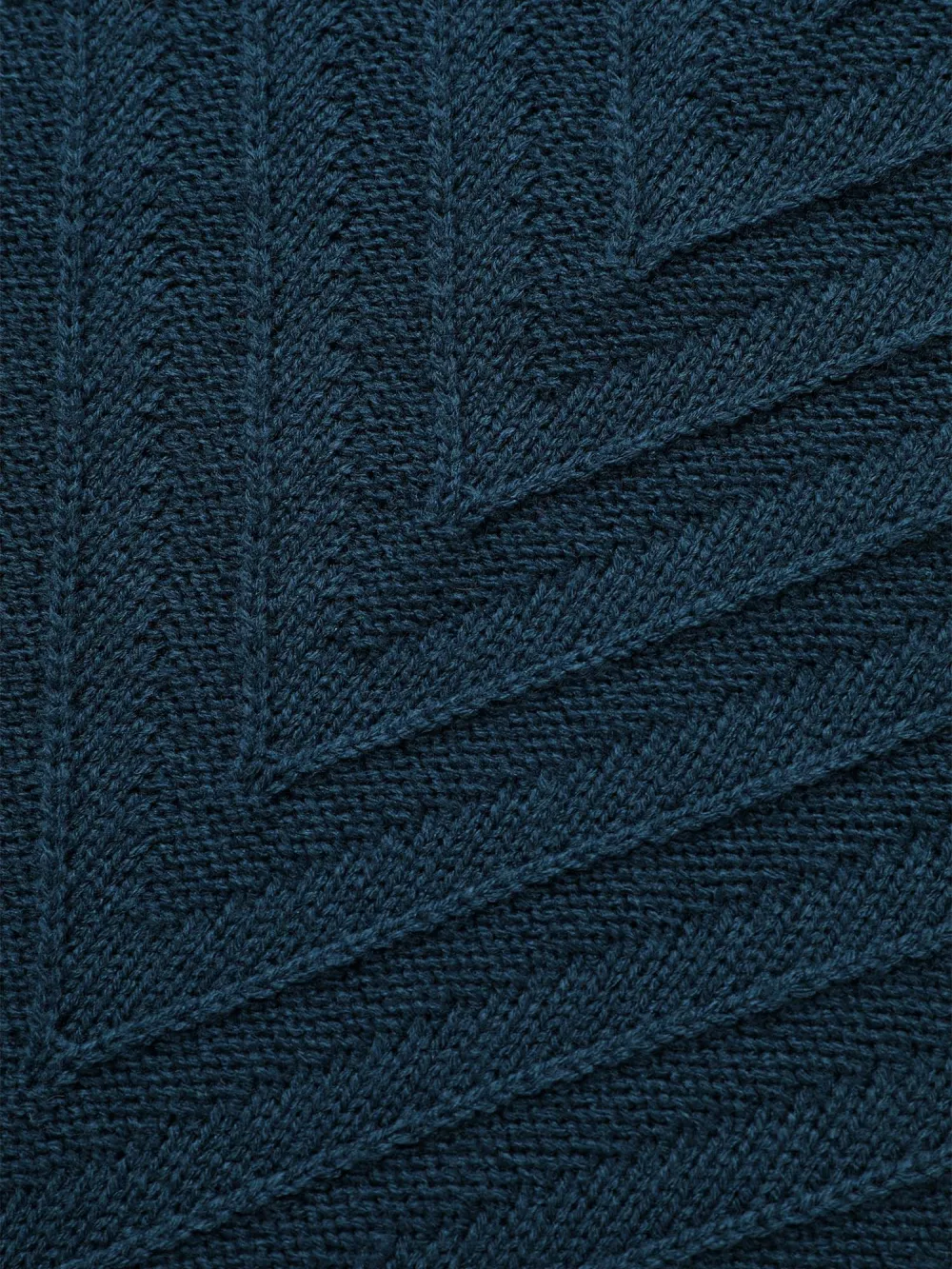 Plain Textured Crew Neck Pullover