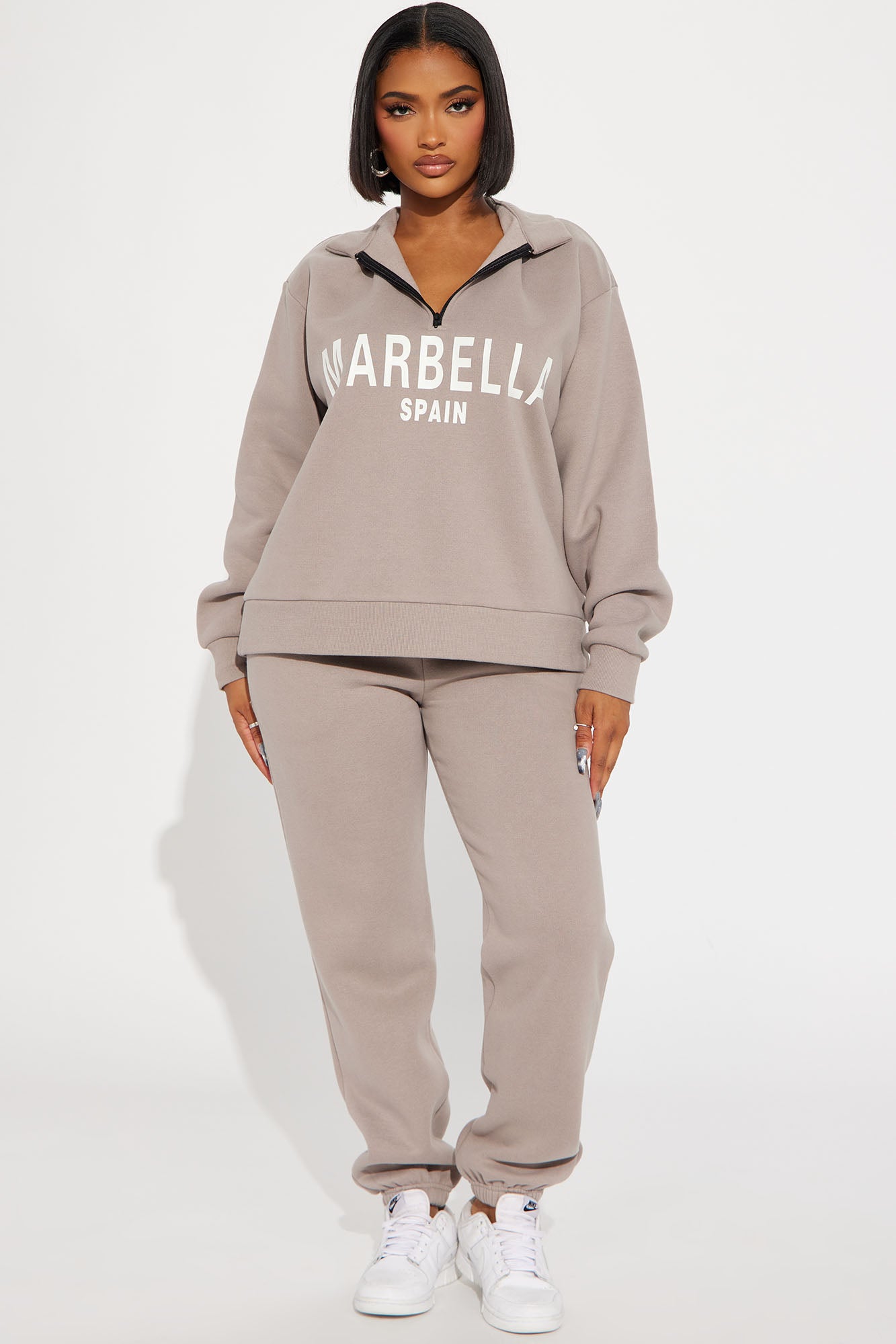 Marbella Sweatpant Set - Stone