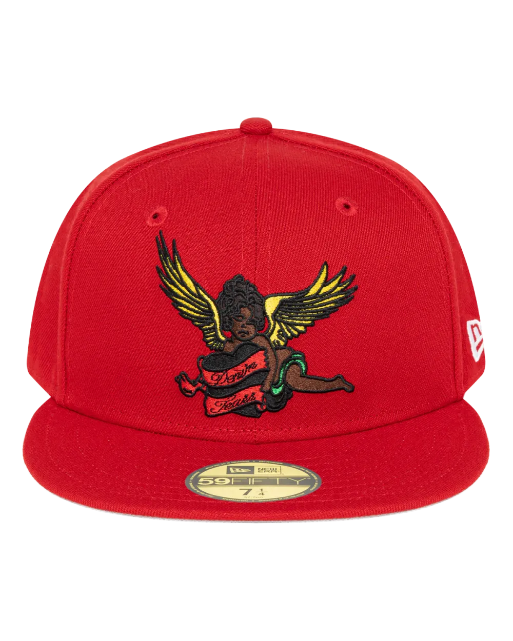 Black Cherub New Era Hat Red