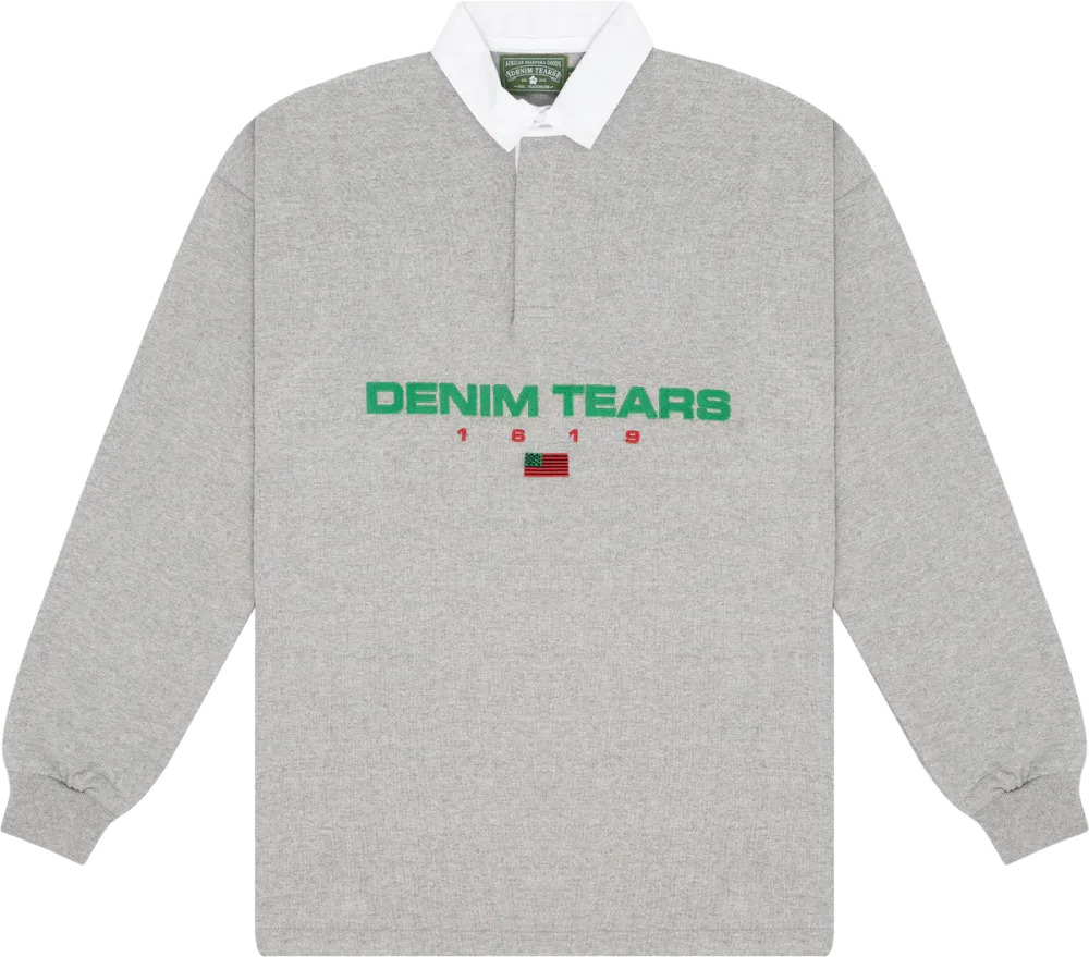 1619 Pan African Flag Rugby Grey