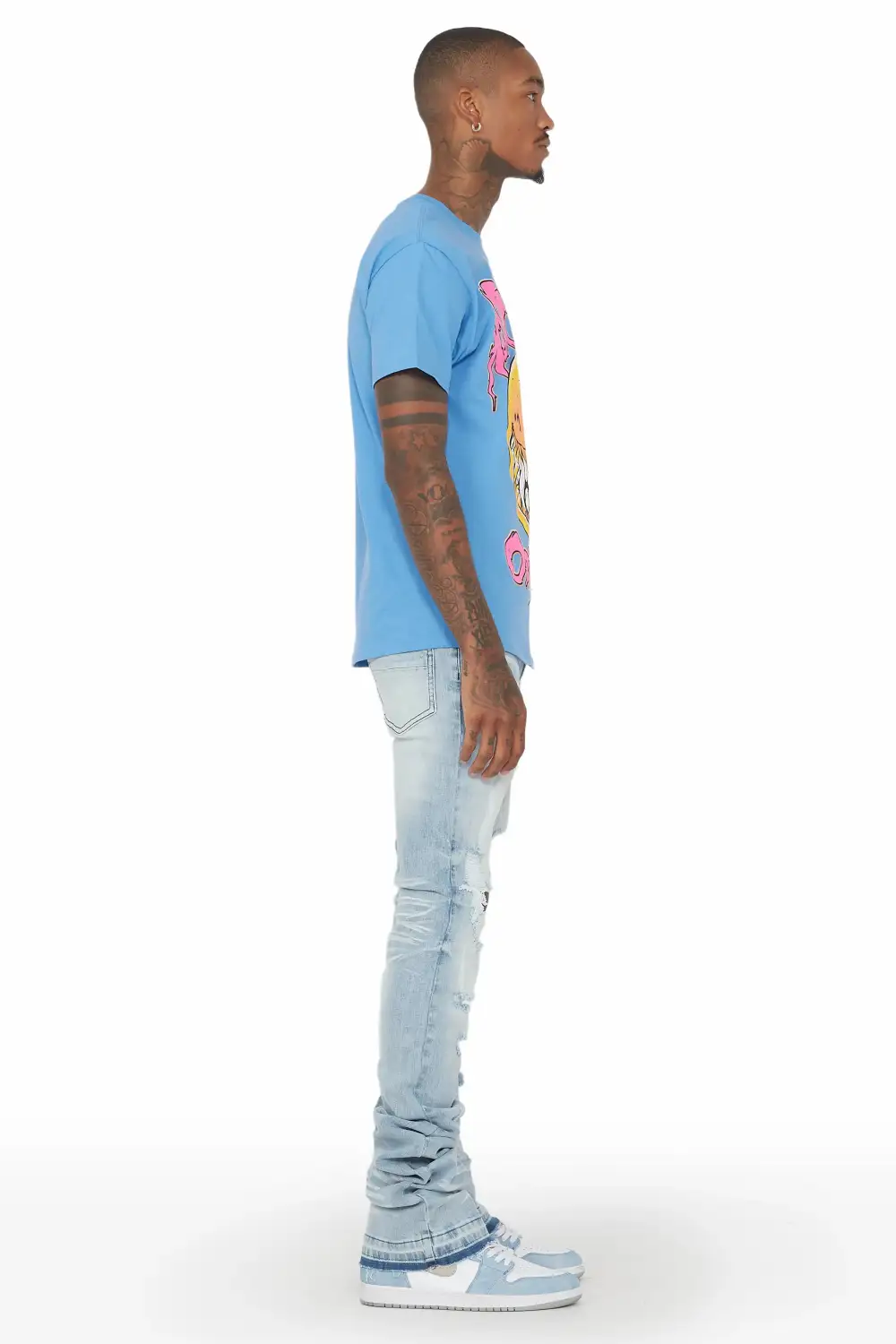 Jaiir Blue Super Stacked Jean