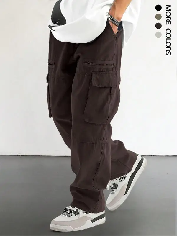 Unisex Loose Cargo Pants - Casual Comfy
