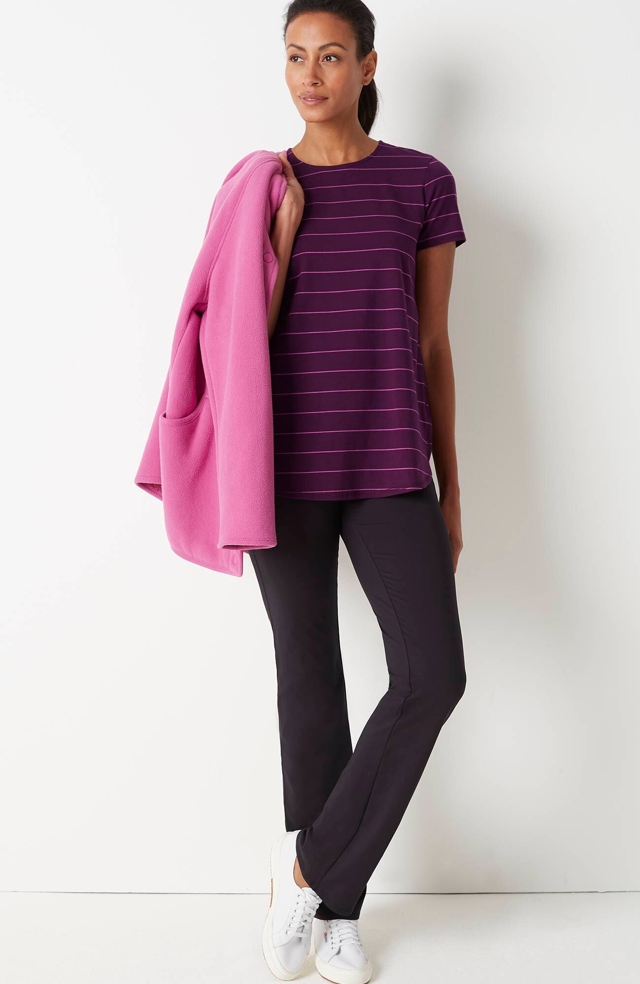 fit progress pima-stretch shirttail tee