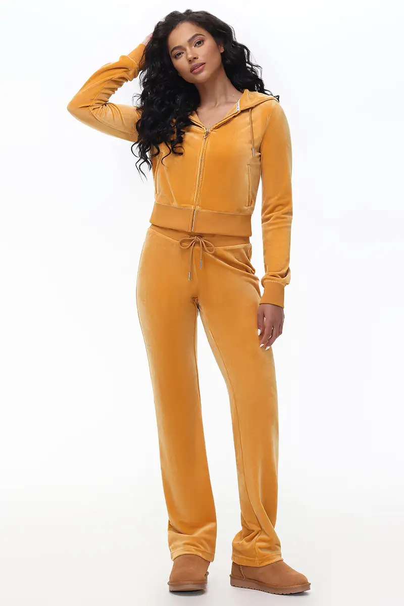 Ombre Big Bling Velour Hoodie