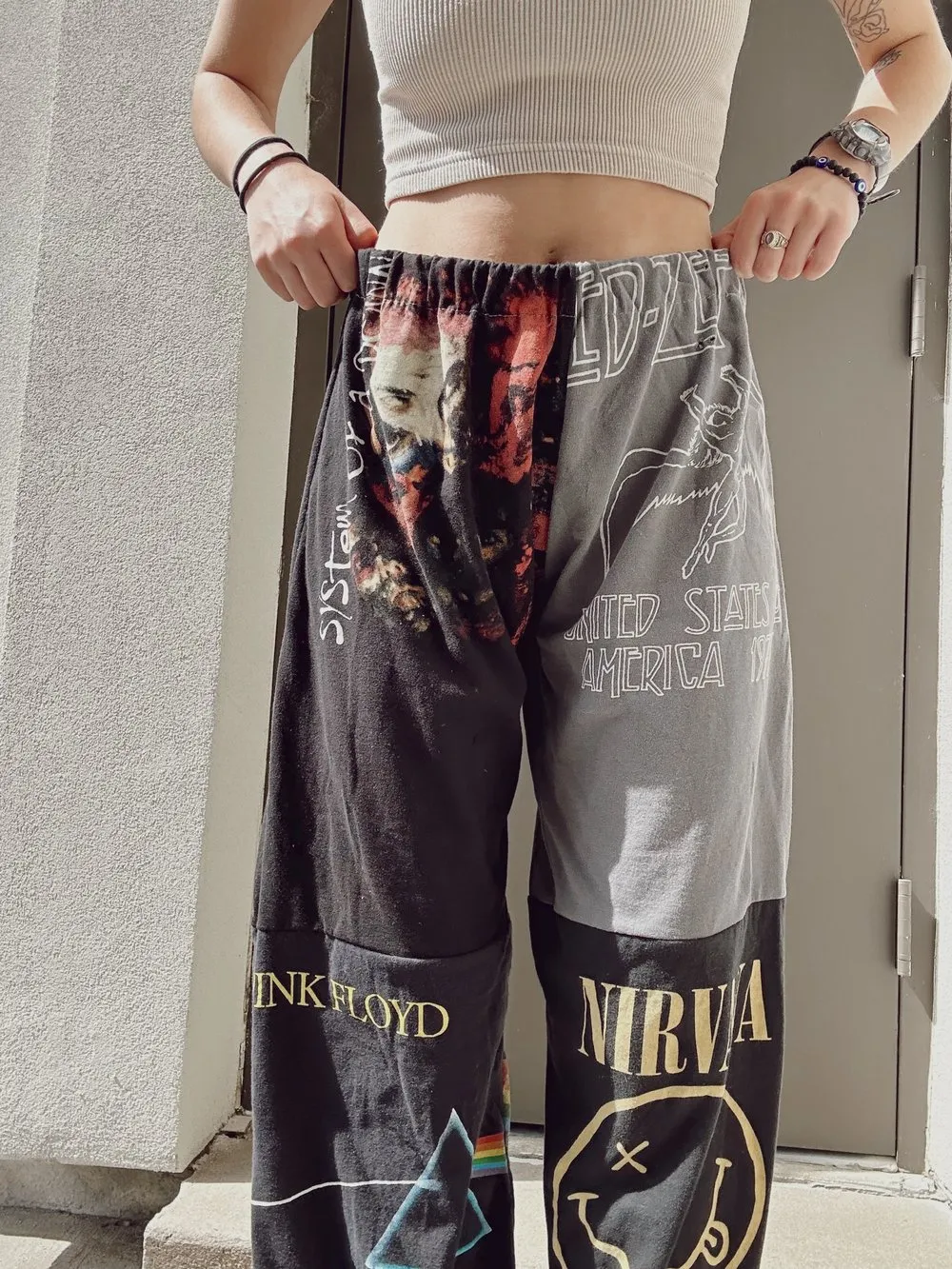 PINK FLOYD BAND TEE PANTS