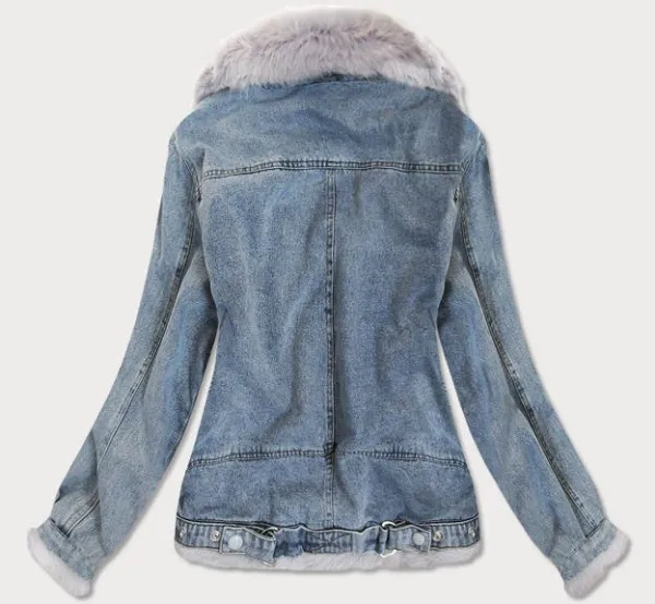 Denim jacket on a teddy bear
