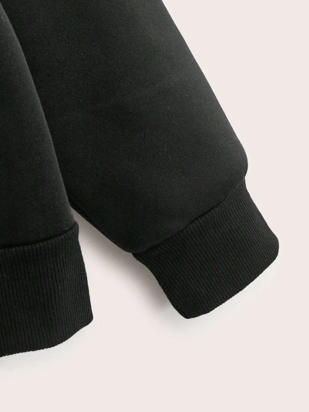 Zipper-front Hooded Fleece Sweatshirt