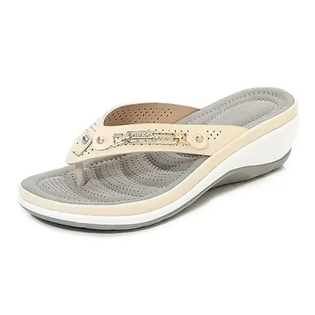 Women's Slippers Rhinestone Flip-Flops