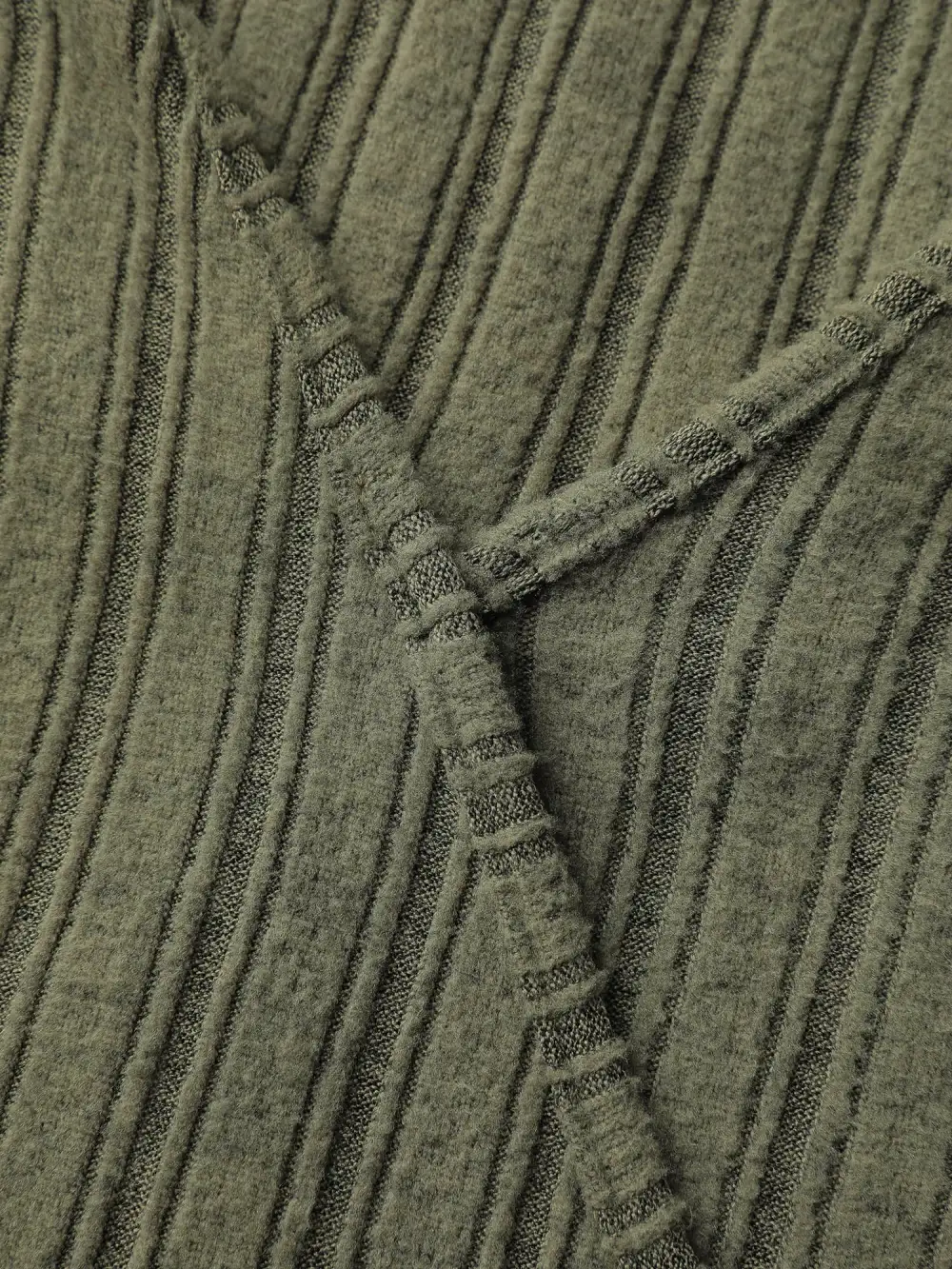 2-In-1 Textured Shoulder Straps Sweatshirt