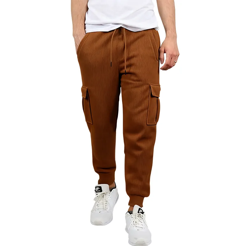 Men's Fleece Lined Cargo Jogger Sweatpants