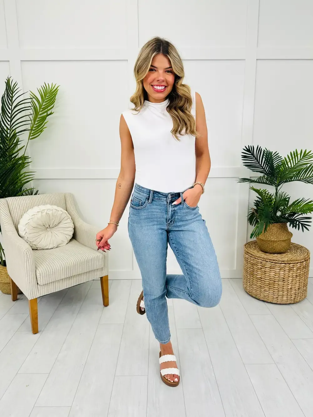 Judy Blue Stay In Touch Slim Fit Jeans