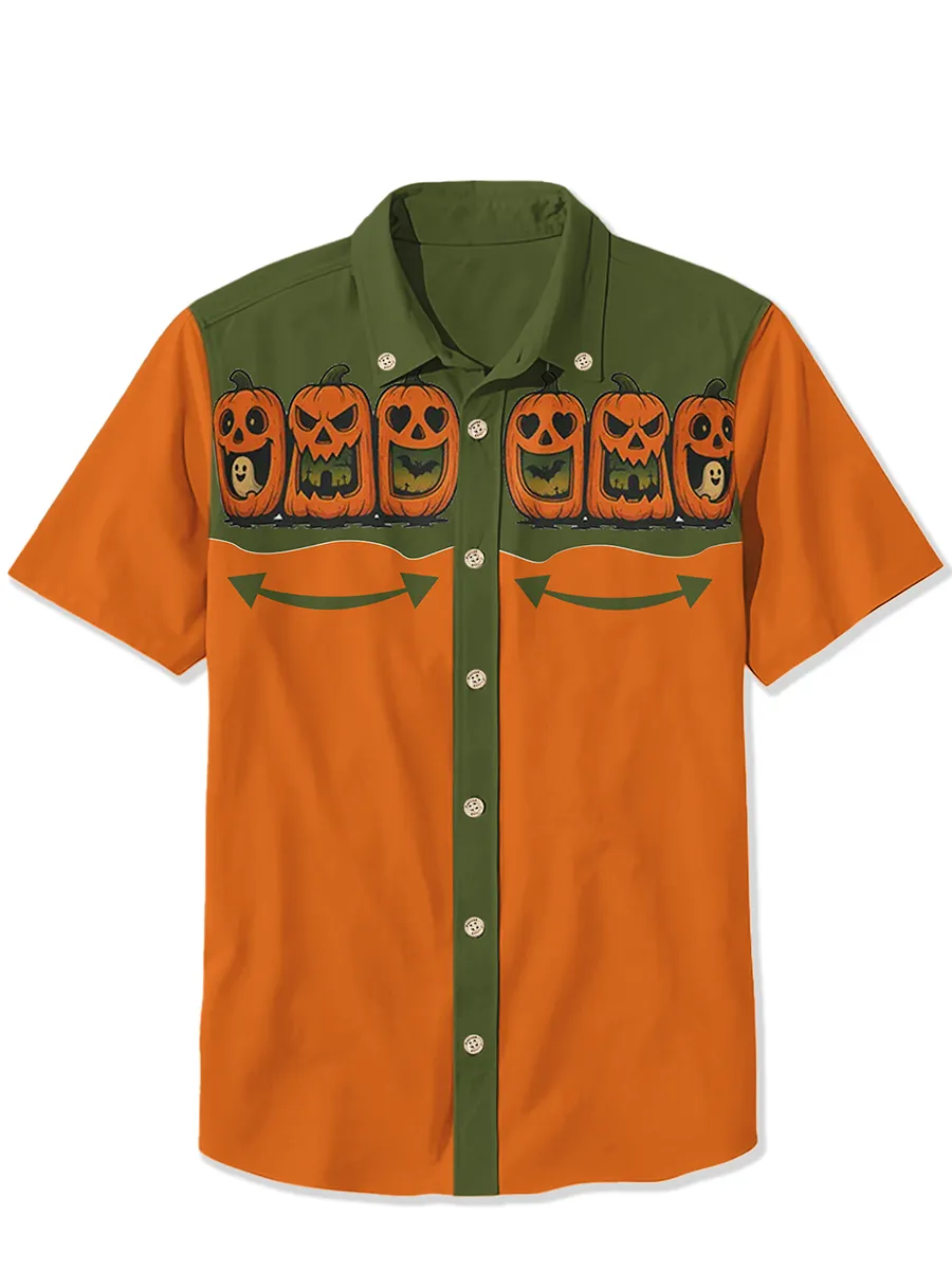 Weird Halloween Pumpkin  Shirt
