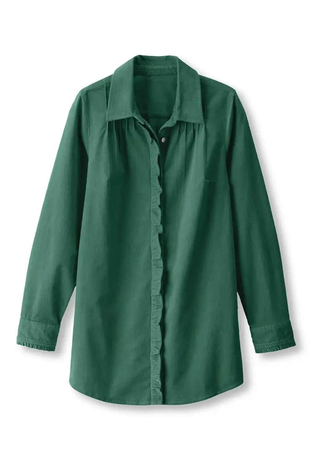 Stretch Cord Long Sleeve Big Shirt