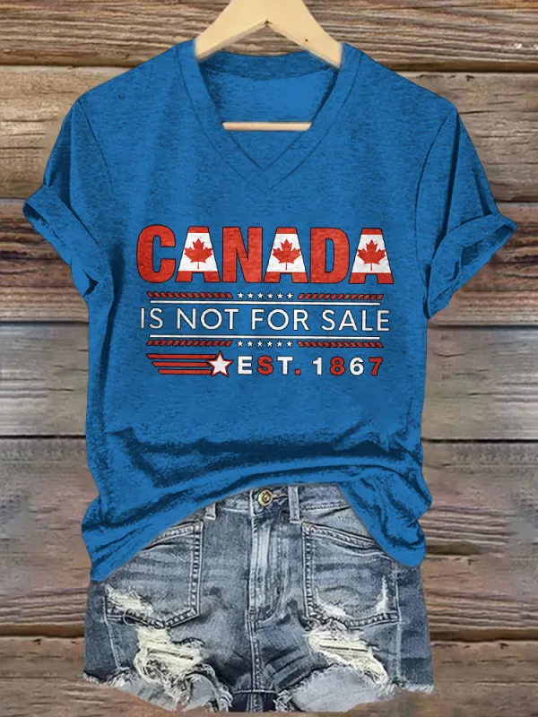 Women'S Canada Is Not For Sale T-Shirt
