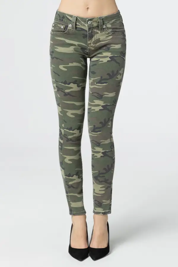 Camo Wings Skinny Jeans