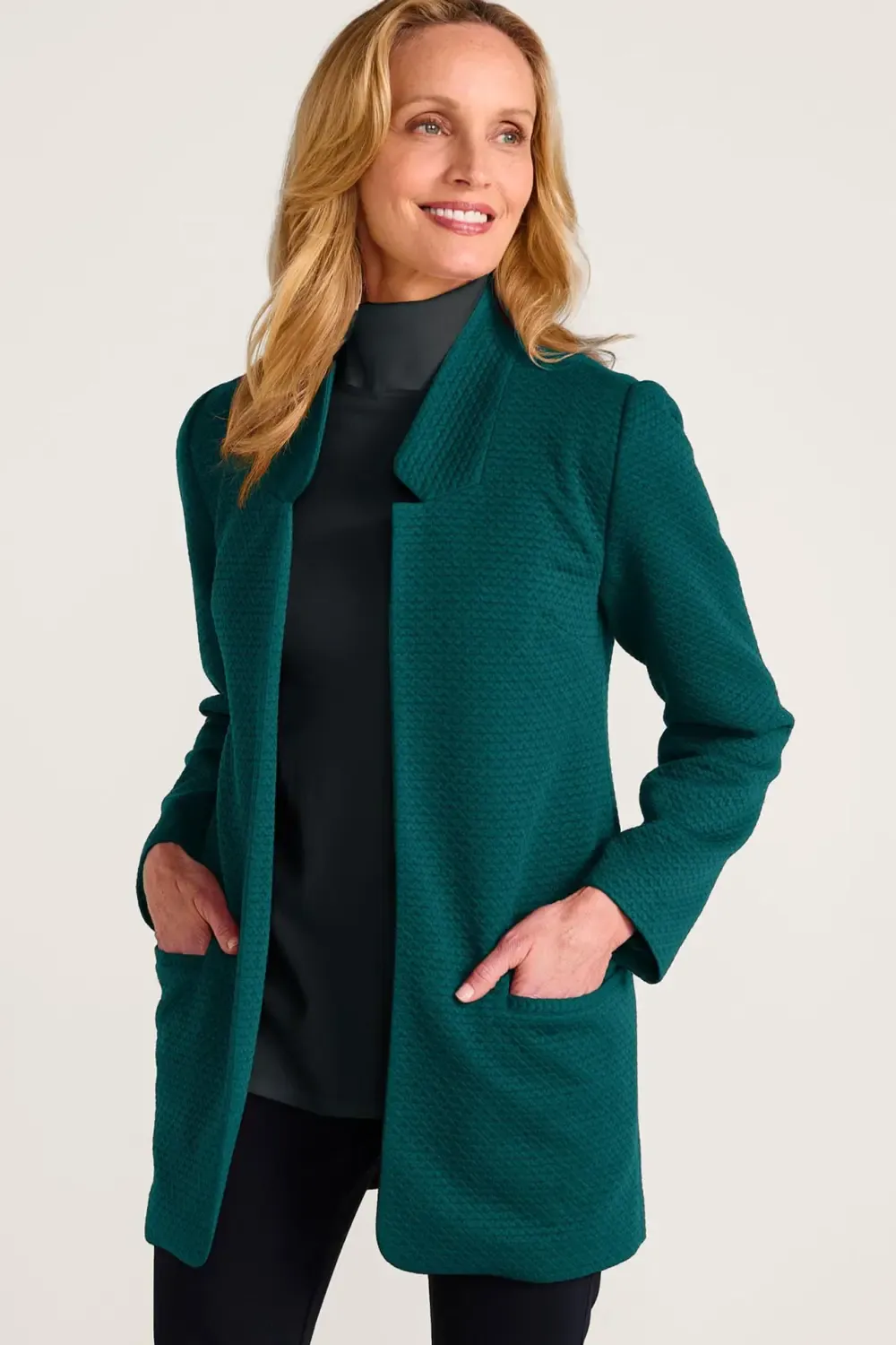 St. James Textured Knit Jacket