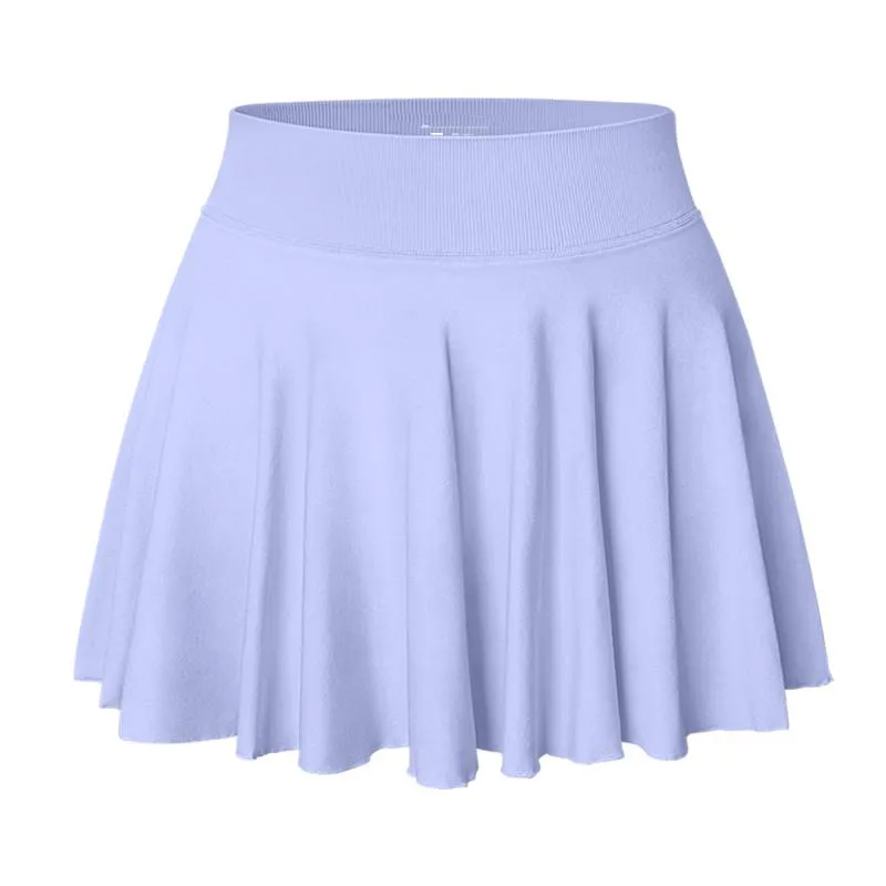Women's Flowy Basic Stretch Mini Skirt – Casual & Versatile