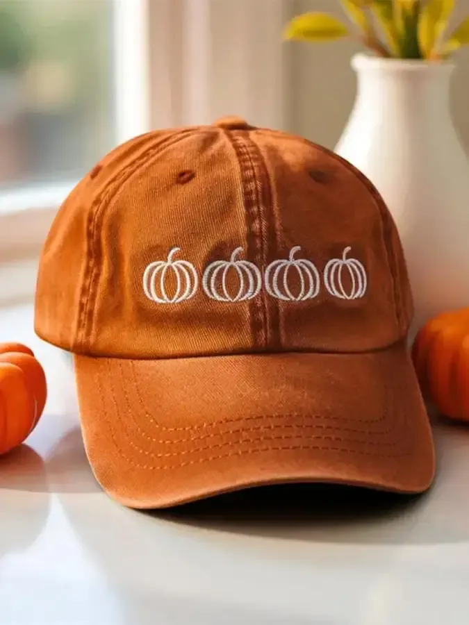 Unisex Fall Season Pumpkin Hat