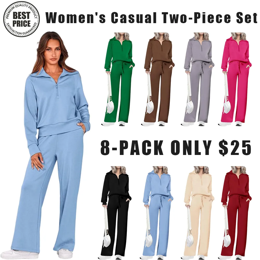 Women's Casual 2 Piece Pullover Set