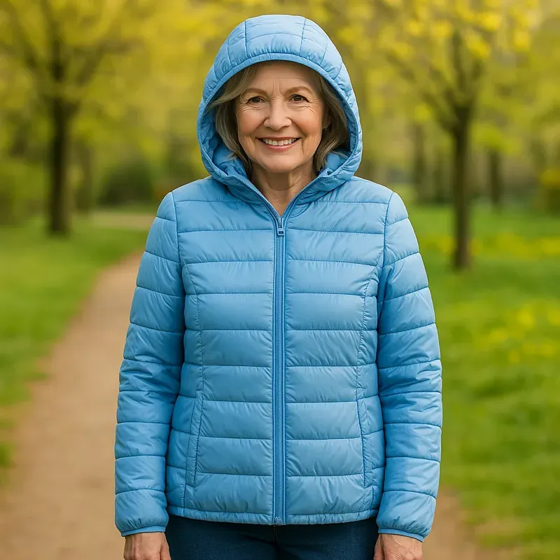 Metta Padded Jacket | Baby Blue