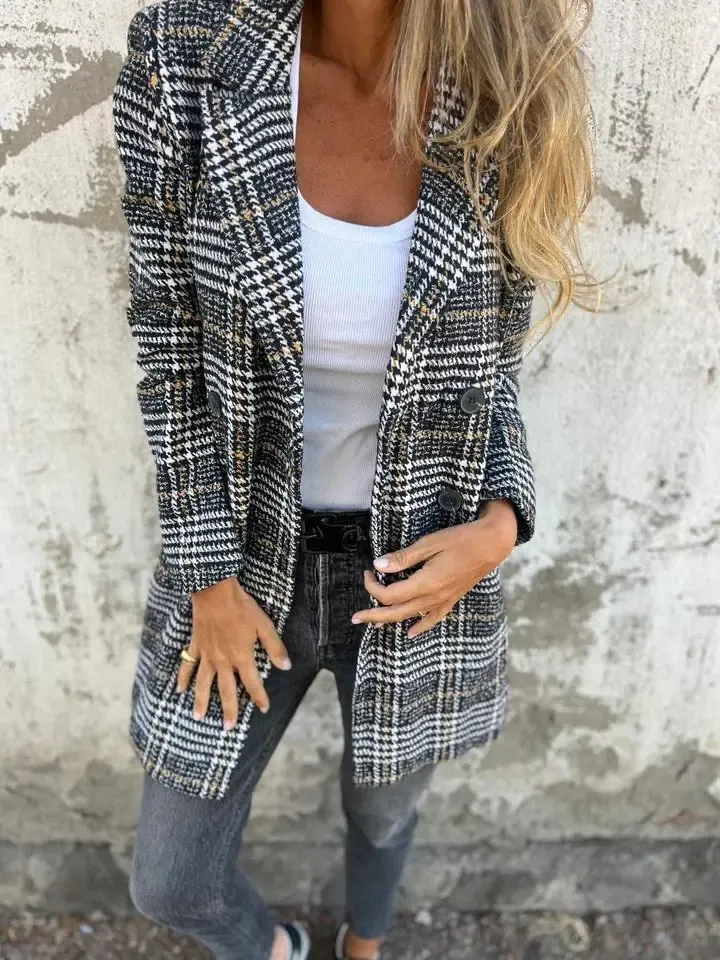 Lapel Blazer Coat