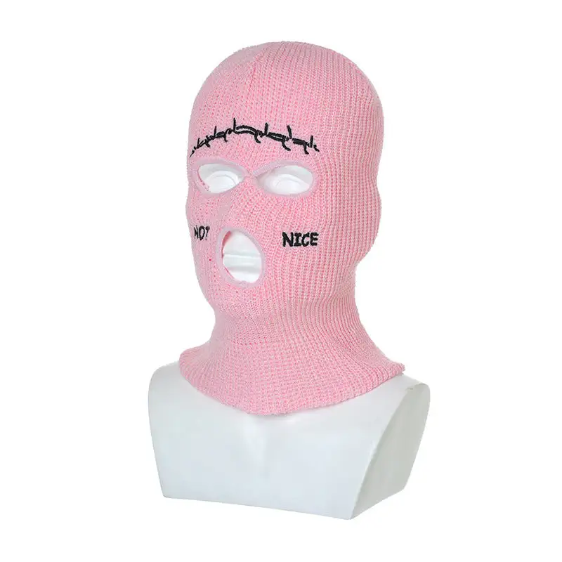 Retro Hip-hop Fun Knitted Balaclava